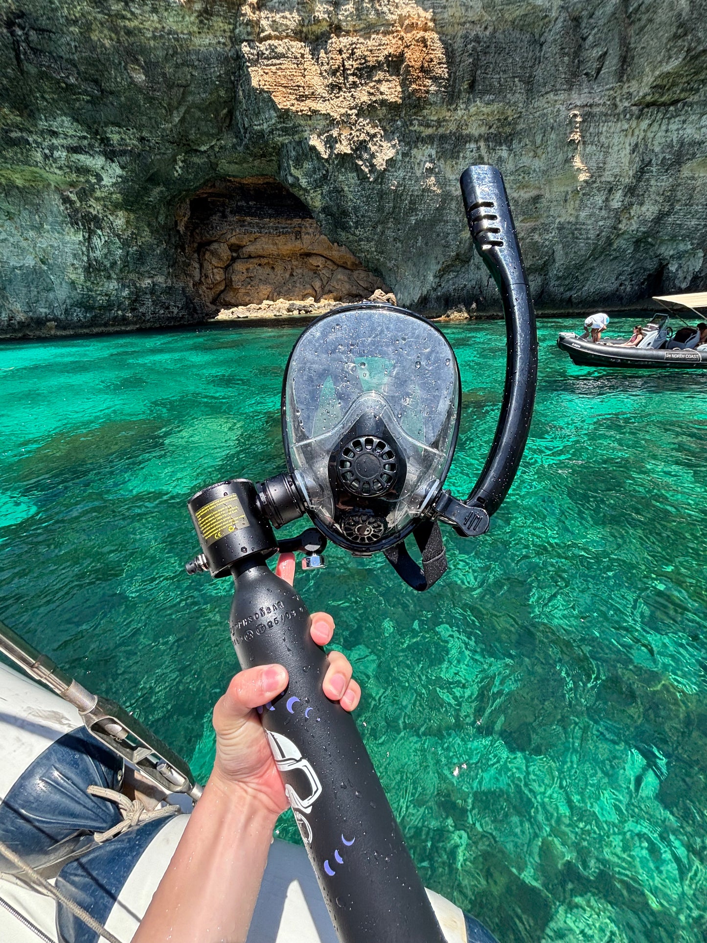 Subacqueo PRO (flacone + pompa manuale + maschera)